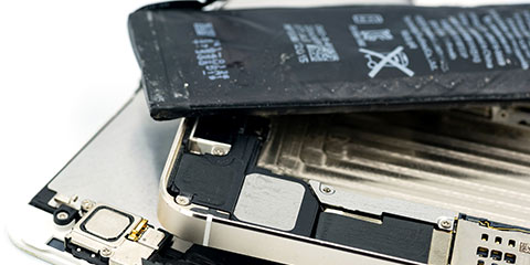 réparation smartphone batterie